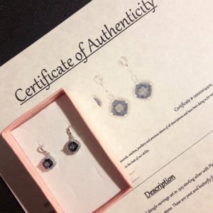 New Mystic Topaz & Diamond Sterling Silver Earring + $ 250 certificate,(1805)