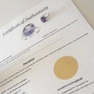 Brand New 4.5 Diamond & Amethyst Dinner Ring - Size: 7 + $ 400 Certificate,(1684)
