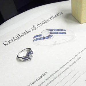 New Blue Topa z & Sapphire Cocktail Ring + $510 Certificate Size:7.(1720)