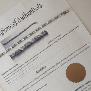 New White Topaz & Diamond Tennis Bracelet 12 oval White Topaz. Figure 8 links. With $400 Certificate(1638)