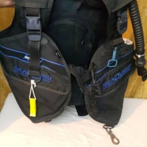 SeaQuest Scuba Diving Jacket BCD - Size: M made in : USA Good Condition