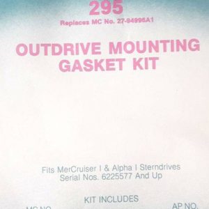 Fits MerCruiser I &Alpha I Sterndrives Serial Nos.6225577 And Up