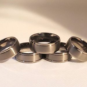 New Titanium Band Rings - Assorted Sizes