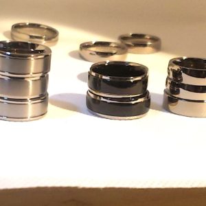 New Titanium Band Rings - Assorted Sizes